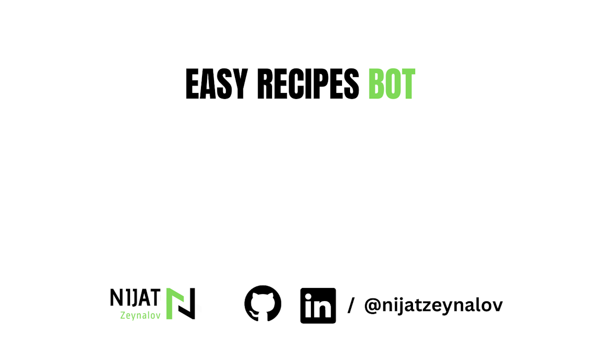 Easy Recipes bot